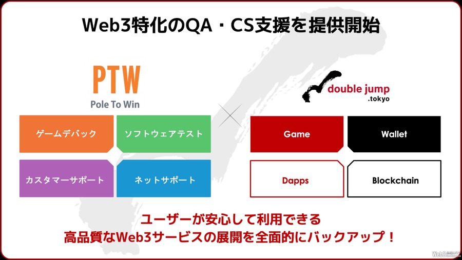 double jump.tokyoとポールトゥウィングループ、Web3サービスの品質向上サポートで提携　第一弾は『魁 三国志大戦』