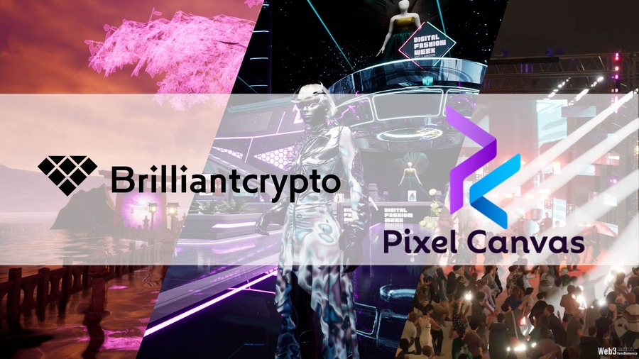 Brilliantcryptoがメタバース「Pixel Canvas」と提携　アバターがデジタルジュエリーを着用可能に