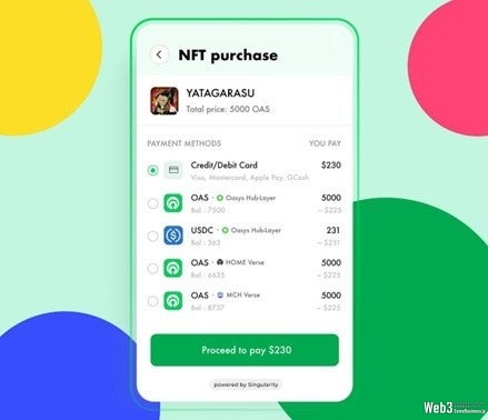 OasysとSingularity、クロスチェーンにおけるシームレスな決済実現に向けてパートナーシップ締結　
