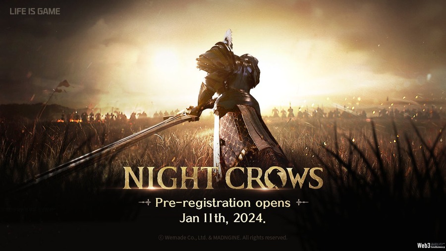 WEMADEのMMORPG『Night Crows』、2024年1月にグローバルBCG版の事前登録を開始