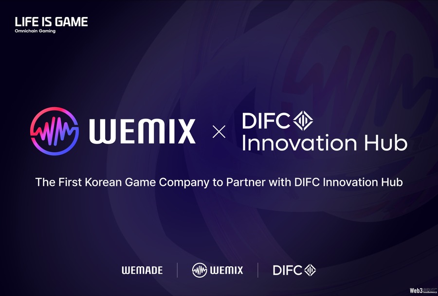 WEMADEがドバイ国際金融センターと提携　「WEMIX PLAYセンター」設立、1億ドル規模のWeb3ゲームファンド造成で協力
