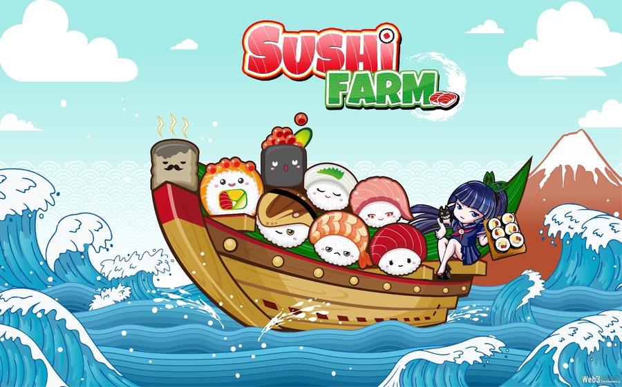 Mintoら、愛らしい寿司モチーフの共食いWeb3ゲーム『Sushi Farm』発表　開発はThe Sandboxカントリーマネージャーが率いる新会社