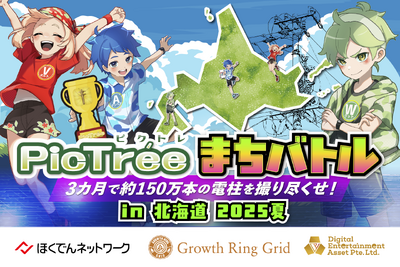 DEAとGRG、北海道電力と連携して社会貢献ゲーム『ピクトレ』の電柱撮影イベントを7月12日から開催 画像