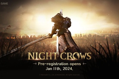 WEMADEのMMORPG『Night Crows』、2024年1月にグローバルBCG版の事前登録を開始 画像