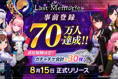 ローグライクRPG『De:Lithe Last Memories』が、事前登録者数70万人達成 画像