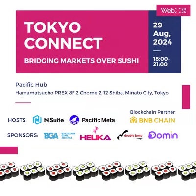 Pacific Meta、寿司を楽しみながらWeb3業界のネットワークを拡大できる「WebX」サイドイベント開催へ 画像