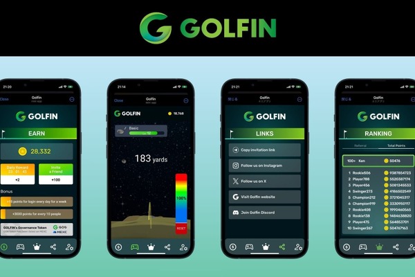 『GOLFIN』がTelegram ミニアプリに新機能「Moonshot」を追加　ゴルフの楽しさを気軽に体験 画像