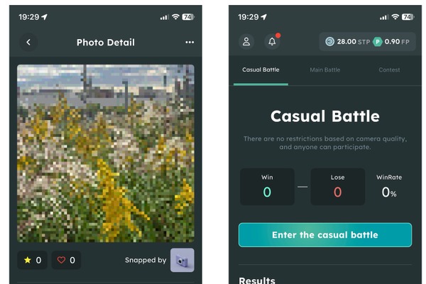 スマホカメラを利用してGame-Fi体験を提供する『SNPIT』がアップデート　ポイントをAmazonギフトカードなどへ交換可能に 画像