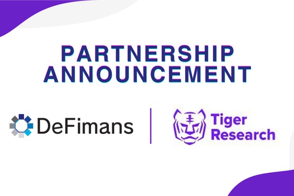 DeFimansとTiger Research、Web3事業拡大に向けた日韓パートナーシップ締結 画像