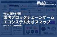 急速に成長するエコシステムを紹介、「国内ブロックチェーンゲームエコシステムカオスマップ」(Ver1.00)を公開しました
