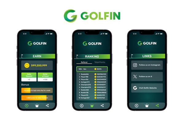 Web3ゴルフゲーム『GOLFIN』、Telegram Mini Appをリリース　次期アップデートでミニゲーム導入