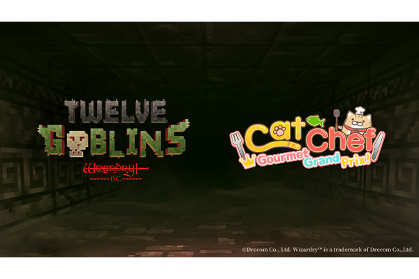 ドリコムの新作ミニアプリ『Twelve Goblins - Wizardry BC -』が『Cat Chef』とパートナーシップ締結 画像