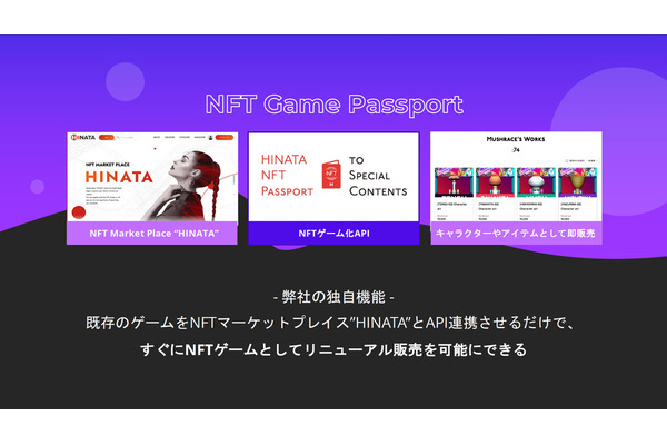 FUWARI、NFTマーケットプレイス「HINATA」と既存ゲームを連携してNFTゲーム化できるAPIを提供開始 画像