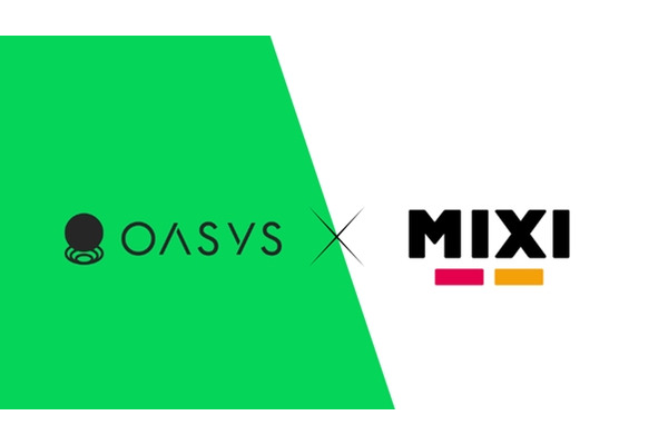 OasysとMIXI、コンテンツでの協業を目指して協議を開始 画像