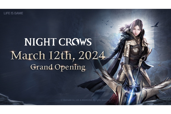 ブロックチェーンゲーム版『Night Crows』、正式リリース日が3月12日に決定