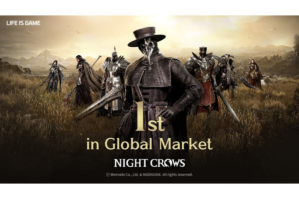 MMORPG『Night Crows』、売上高が3日で1,000万ドル突破の快進撃　同時接続者数23万人超え
